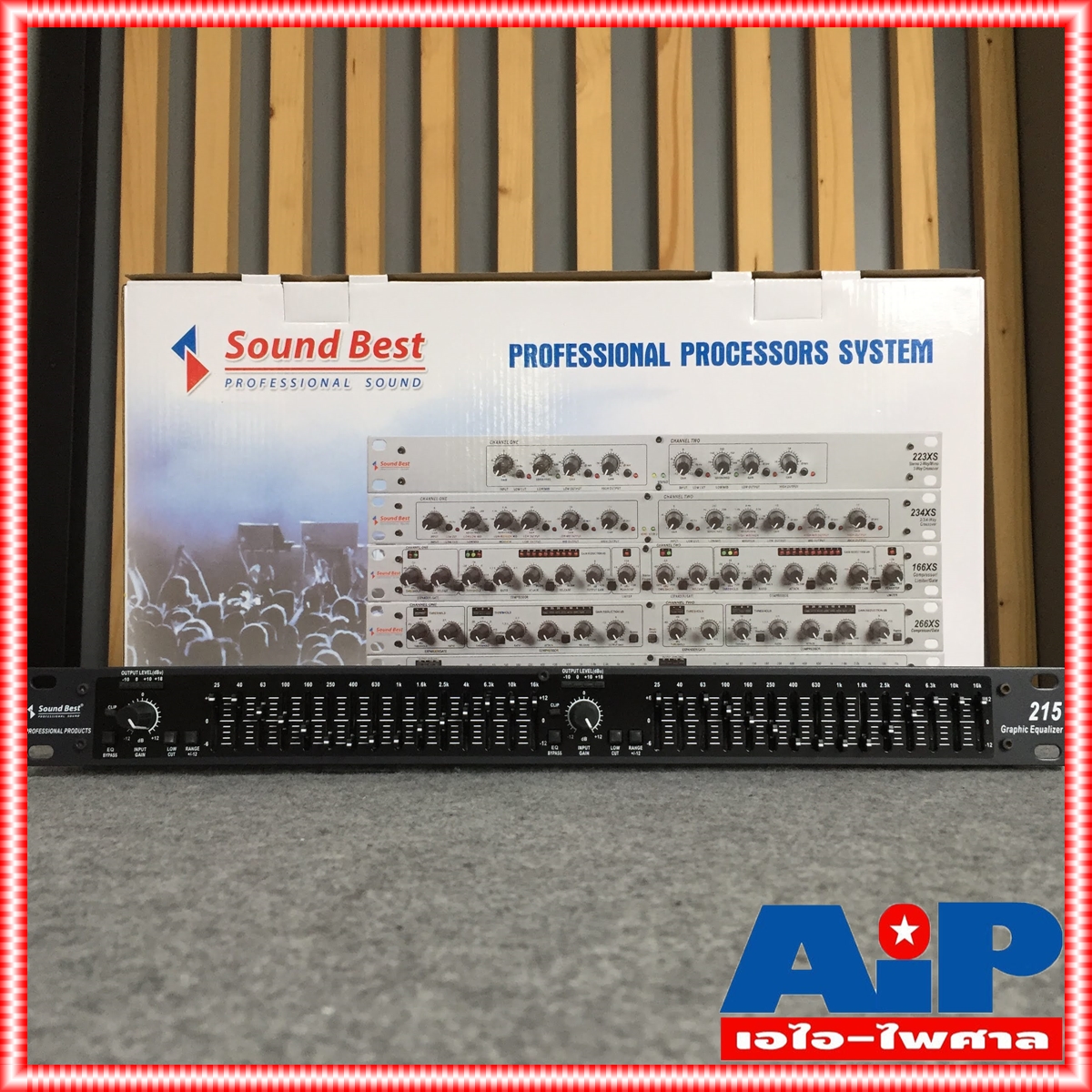 SOUNDBEST 215B EQ Eqlizer 215 อีคิวซาด์เบส 215 Sound Best ซาวด์เบส อีคิวอีควอไลเซอร์15ช่อง เอไอ-ไพศาล +++