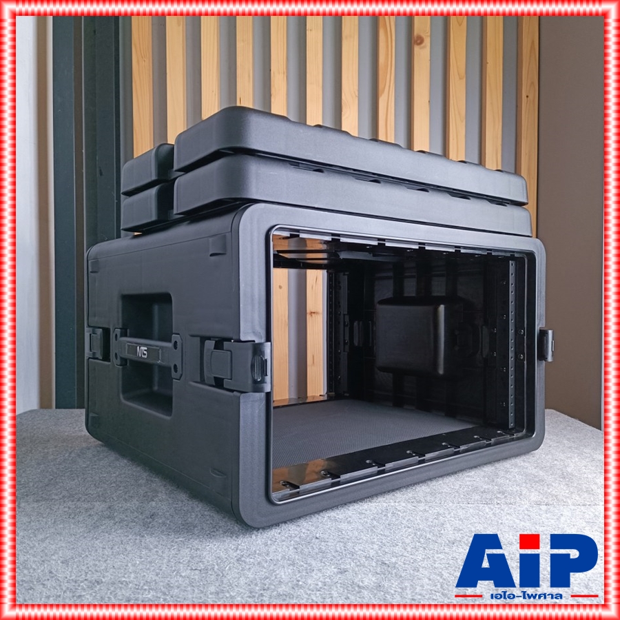 NTS PP-6U RACK ลึก20นิ้ว แร็คพลาสติก Polypropylene (PP) พลาสติกหล่ออย่างดี เอ็นทีเอส แร็คใส่อุปกรณ์ แร็คพีพี PP 6 U PP6U เอไอ-ไพศาล