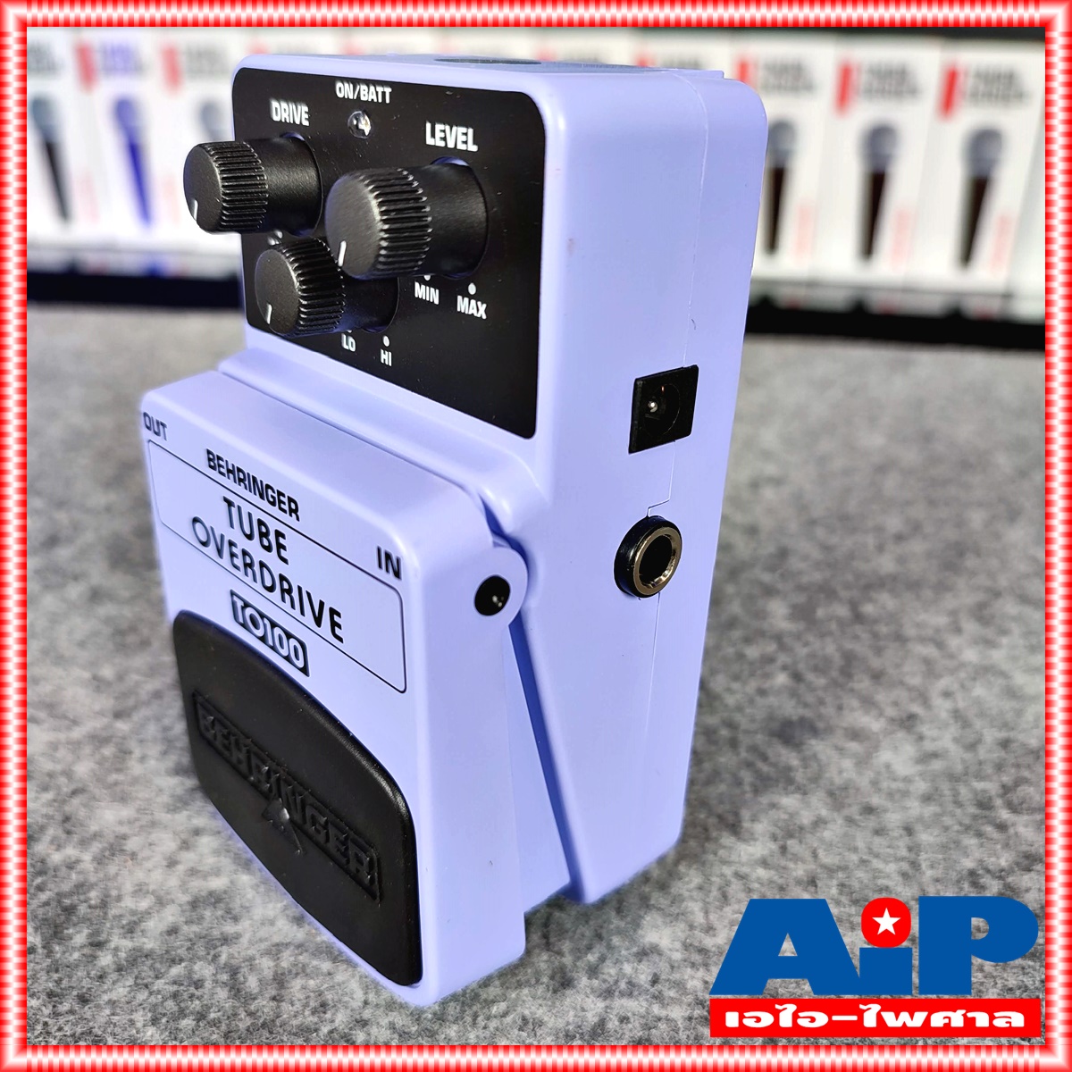BEHRINGER TO100 เอฟเฟคกีต้าร์ ทำให้เสียงแตก Tube Overdrive TO-100 TO 100 effect guitar เอไอ-ไพศาล +++