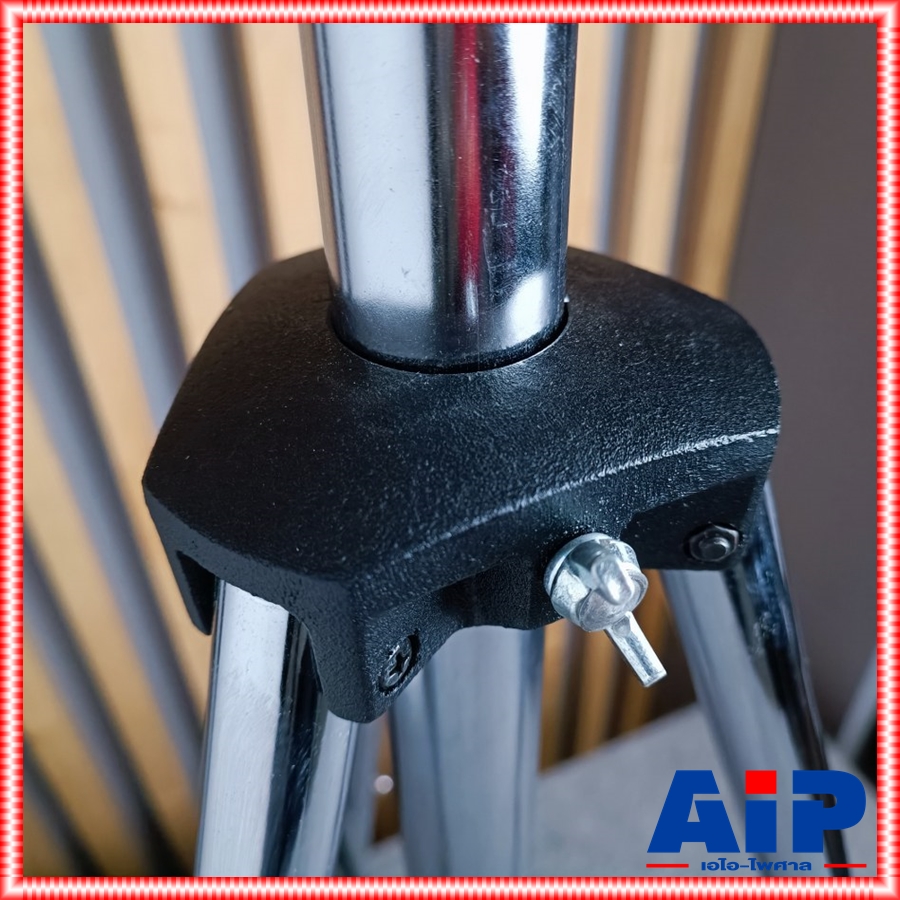 ขาตั้งตู้ลำโพงเหล็กชุบโครเมียม ST-1200 สามารถปรับระดับความสูงได้ 110-225 เซนติเมตร ขนาดกระบอก 35 มิลลิเมตร พร้อมตัวทดให้เป็นขนาด 38 มิลลิเมตร ST 1200 ST1200 เอไอ-ไพศาล