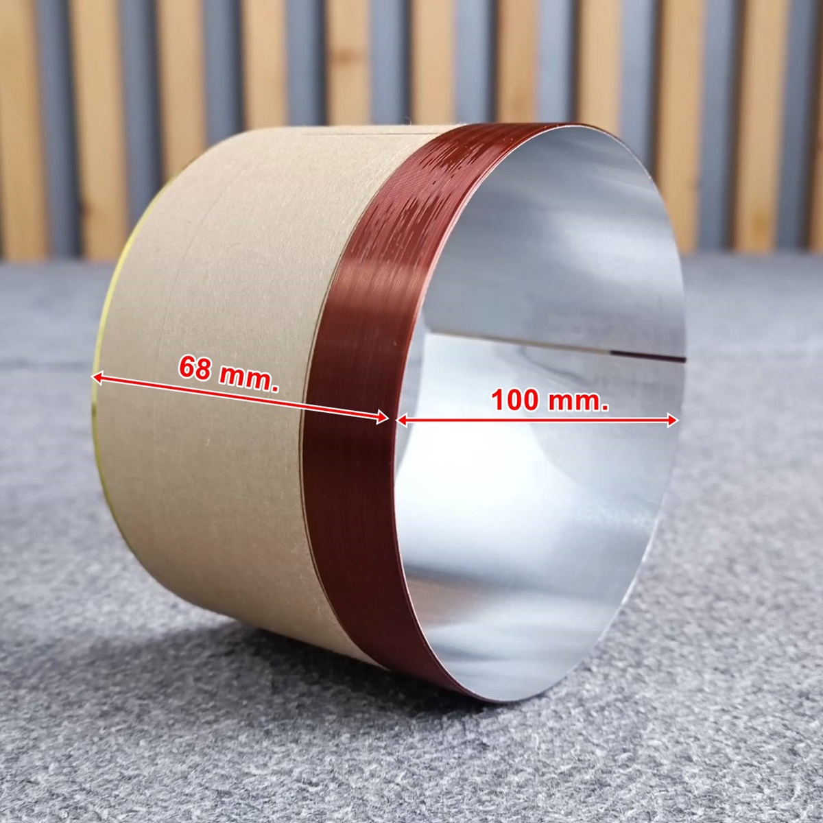 อลูมิเนียม วอยซ์เบอร์100 อลูมิเนียม วอยล์ VOICE วอยซ์ลำโพงทั่วไป อะไหล่ลำโพง วอยซ์คอยล์ เบอร์100 เอไอ-ไพศาล