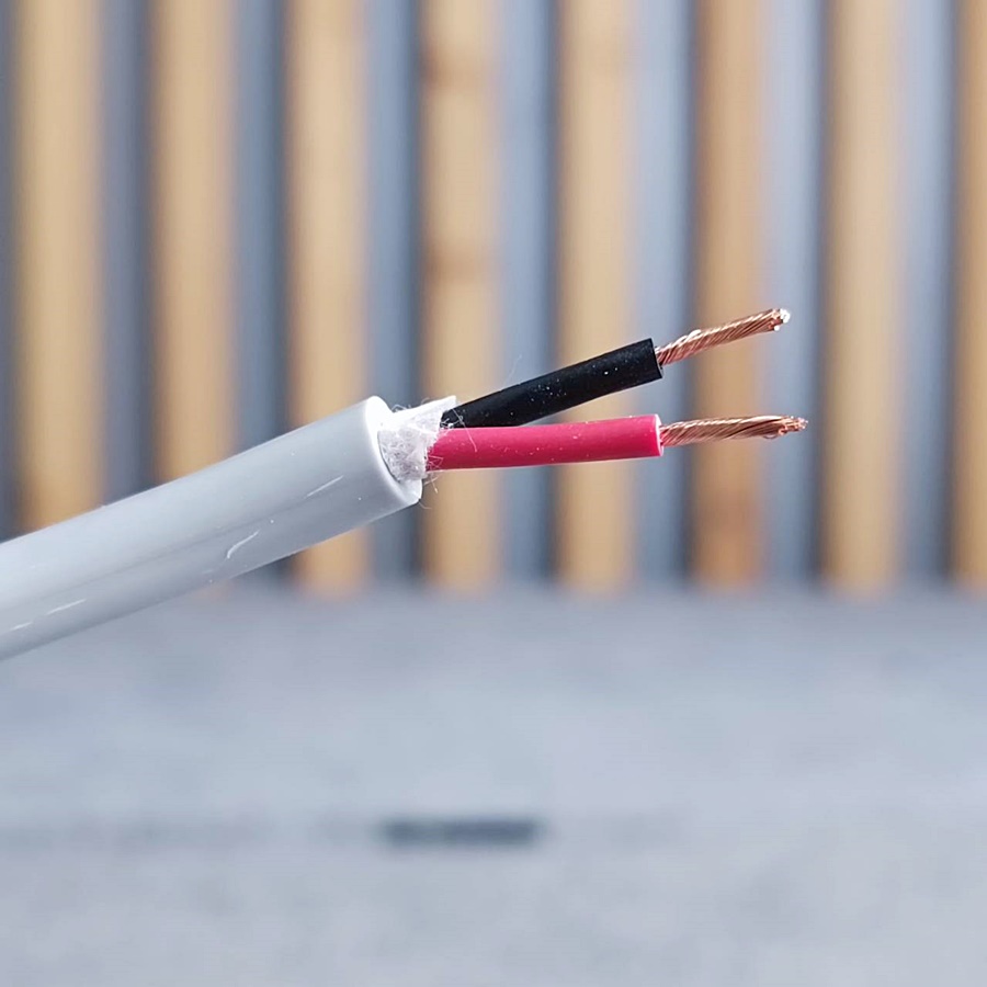 ขด50เมตร CONNEXสายลำโพง PRO2x1.0 สีเทา ทองแดงแท้ขนาด1mm สายลำโพงกลางแจ้ง สายลำโพง2คอร์ เอไอ-ไพศาล