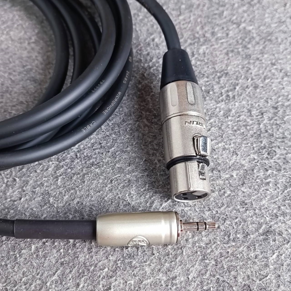 ยาว3เมตร KIRLIN AP-494PRL สาย XLR Female - 3.5MM TR-ST สายสัญญาณเสียง CANNONตัวเมีย ออก TR-ST เอไอ-ไพศาล