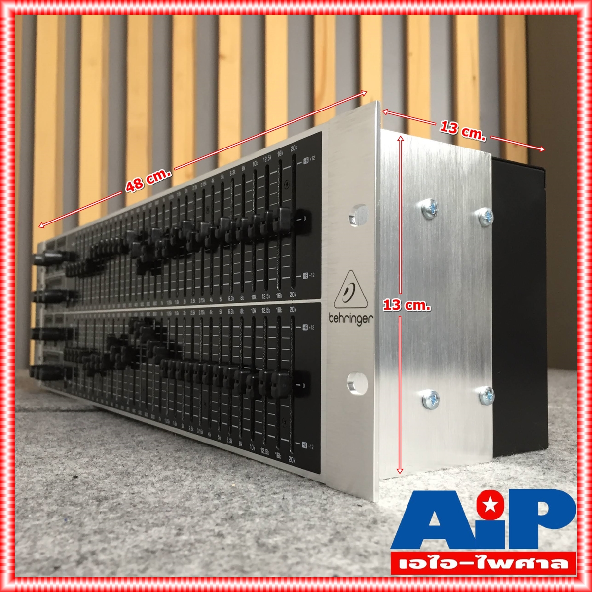 BEHRINGER FBQ6200 EQ เครื่องขยายเสียง เครื่องปรับแต่งเสียง เครื่องเสียง อีคิว FBQ 6200 HD FBQ-6200 +++