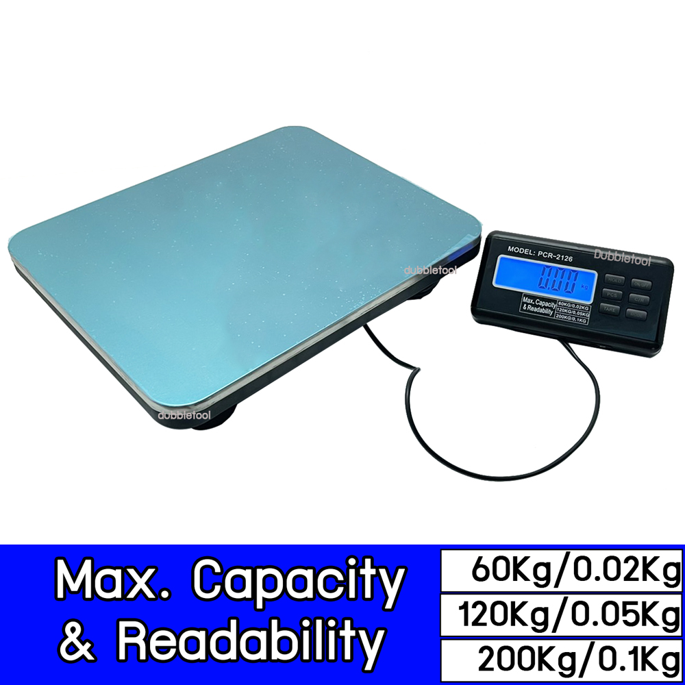 เครื่องชั่งดิจิตอลจอแยก เครื่องชั่งน้ำหนักแบบดิจิตอล เครื่องชั่งพัสดุ เครื่องชั่งน้ำหนักสัตว์จอแยก ชั่งสูงสุด 60Kg/0.02Kg,120Kg/0.05Kg,200 Kg/0.1Kg