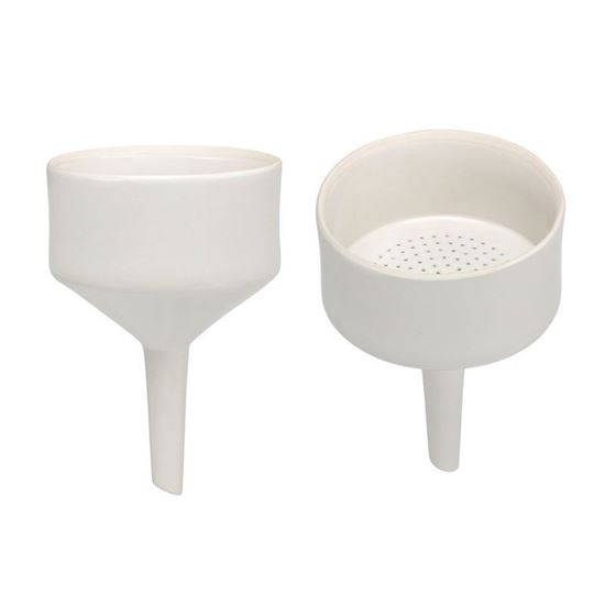 Funnel, Buchner/กรวยกรองบุชเนอร์/บุชเนอร์ฟันแนล Porcelain-Geramany