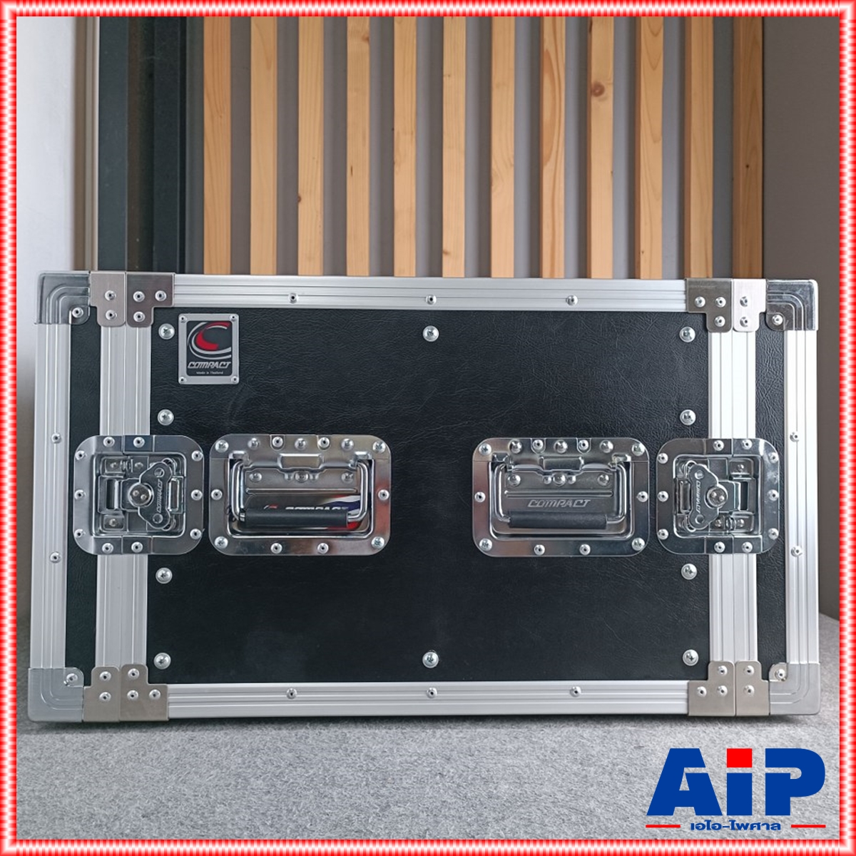 COMPACT B-8U สีดำ RACK ลึก21นิ้ว แร็ค กล่องใส่เครื่องเสียง กล่องแร็คสีดำ แร็คลึก21นิ้ว RACK8U เอไอ-ไพศาล