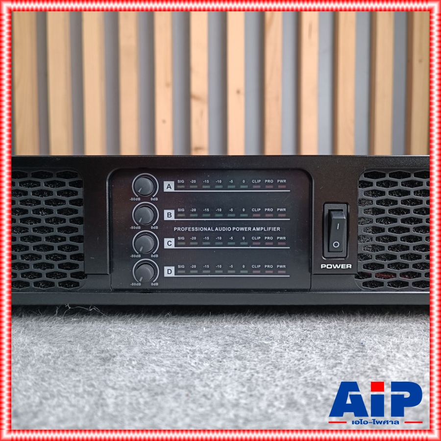 TADA PRO13.4 poweramp 4CH เพาเวอร์แอมป์ 4 แชนแนล กำลังขับ 4 x 1350 วัตต์ ที่ 8 โอห์ม คลาส D Tada PRO-13.4 PRO 13.4 เอไอ-ไพศาล