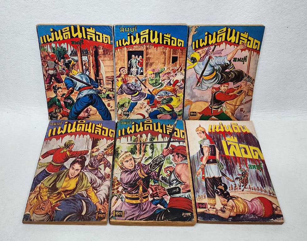 แผ่นดินเลือด (เศษ 17 เล่ม)/ ลพบุรี SKU-09871 2