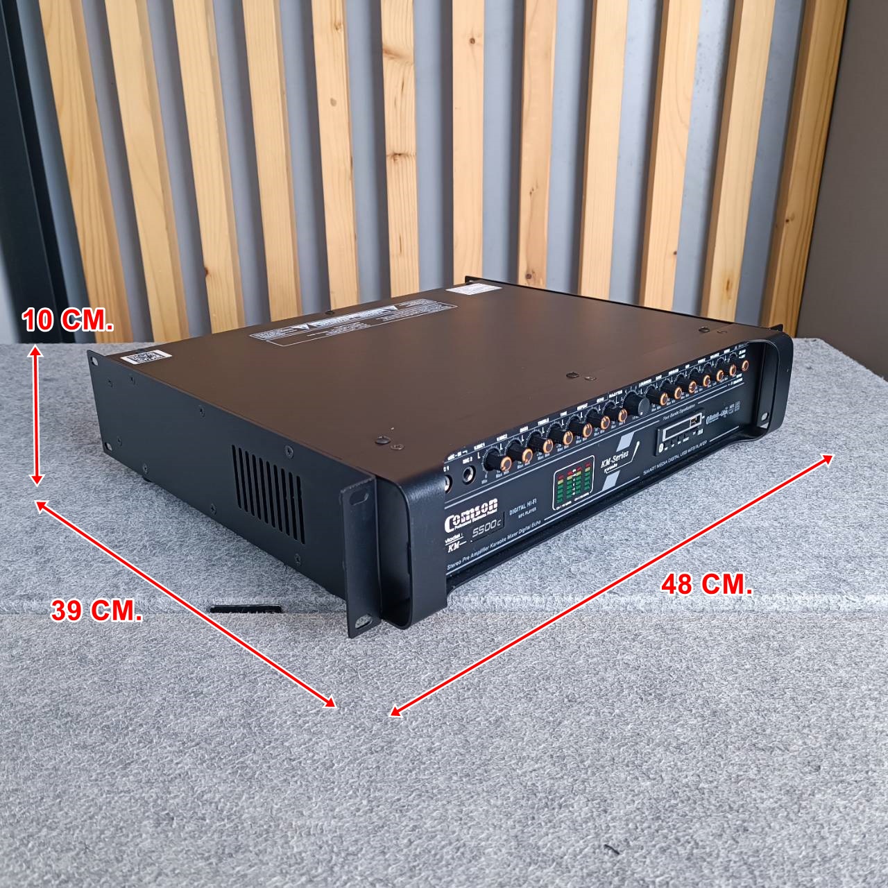 COMSON KM-5500C แอมป์ บลูทูธ อินทีเกรตแอมป์ คาราโอเกะ เชื่อมต่อบลูทูธ KM 5500 C KM5500C เอไอ-ไพศาล