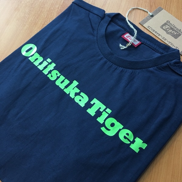 Onitsuka Tiger T-Shirt Navy (OT) ของใหม่ Sale