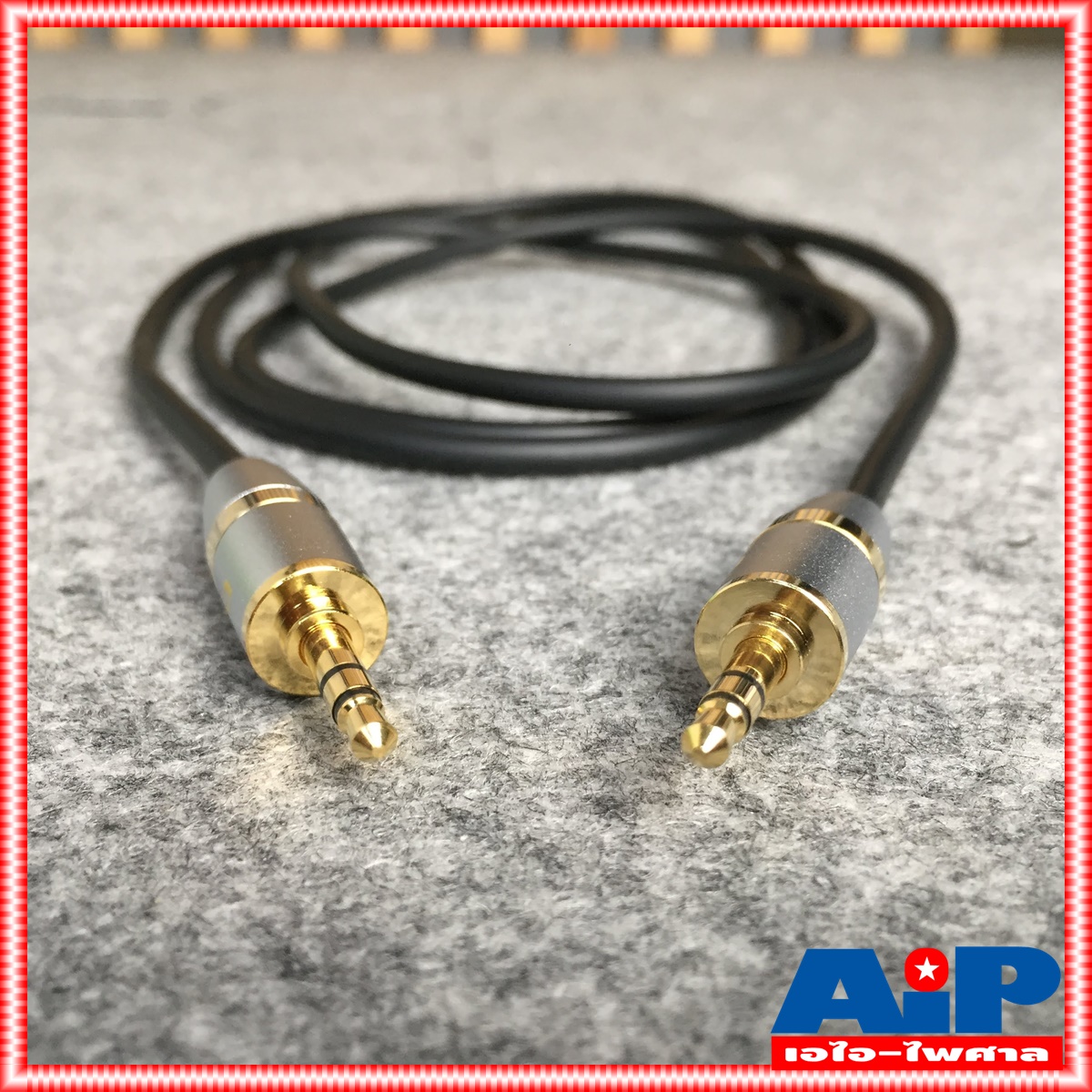 1.5เมตร DYNACOM J049 สาย TR-ST หัวท้าย GS005 สาย สัญญาณ เสียง สายสัญญาณ TR-STหัวท้าย ไดน่าคอม เอไอ-ไพศาล