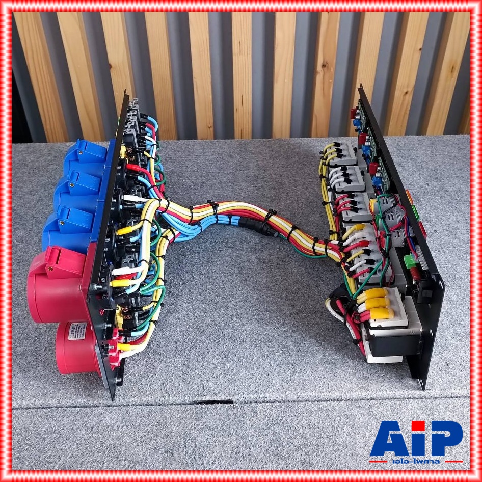 ขนาด 4U TECHCRON K3B / B9 ชุดโหลดไฟ ชุดโหลด 3 เฟส ตู้โหลดจ่ายไฟ ชุดโหลดจ่ายไฟ ปลั๊กโหลด3เฟส เพาเวอร์ปลั๊ก K3B B9 K3BB9 เอไอ-ไพศาล