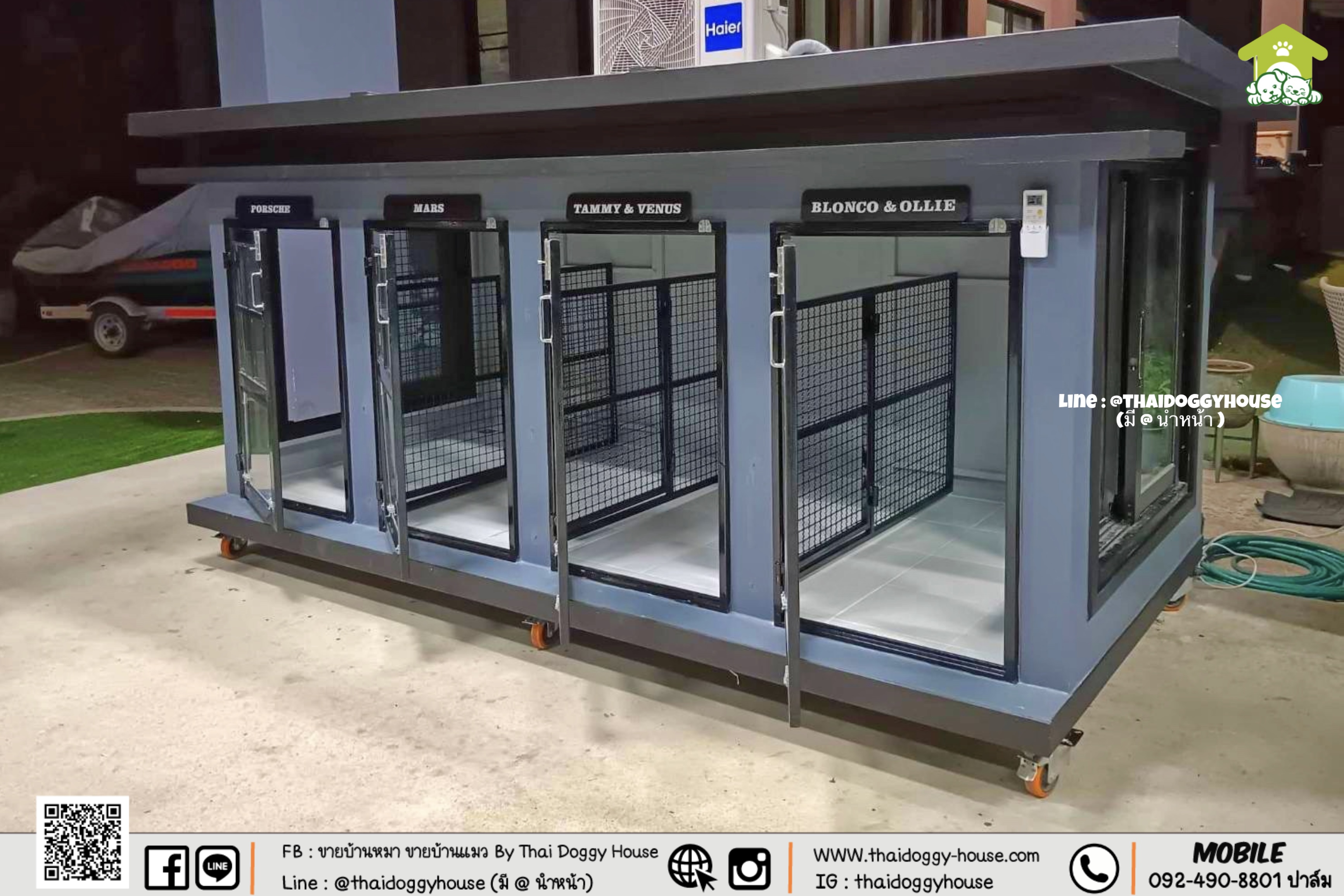 บ้านหมา บ้านแมว " 𝐁𝐎𝐗 𝐒𝐓𝐘𝐋𝐄 𝐁𝐘 𝐓𝐇𝐀𝐈 𝐃𝐎𝐆𝐆𝐘 𝐇𝐎𝐔𝐒𝐄 " &#x