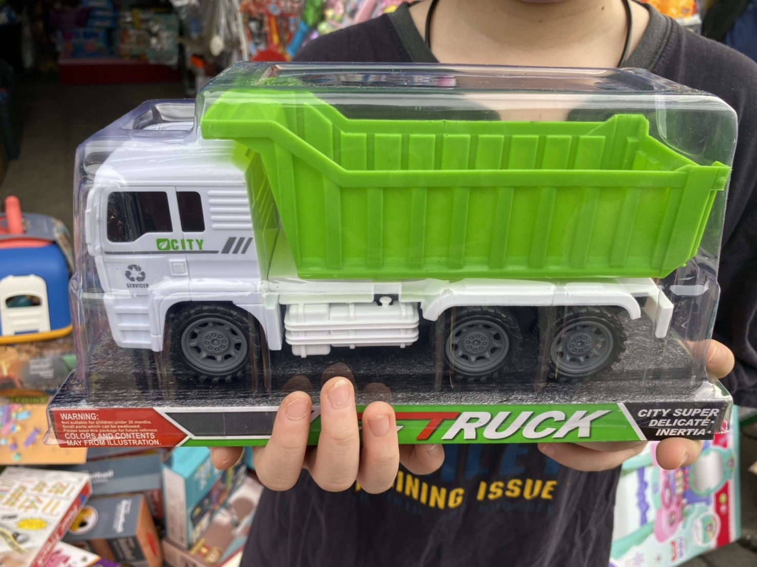 HT-563-65 ของเล่นเด็กรถขยะเล่นมือ รถขยะของเล่น คันละ. (ของหมด)