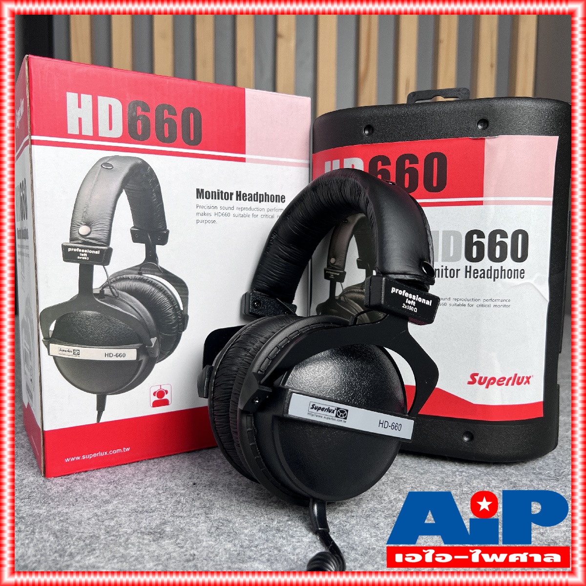 SUPERLUX HD660 หูฟัง HEADPHONE HD 660 หูฟัง ครอบหู มอนิเตอร์ HD-660 เอไอ-ไพศาล