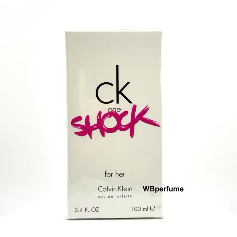 น้ำหอม Ck one shock for her EDT 100 ml. พร้อมกล่อง ของแท้ 100%