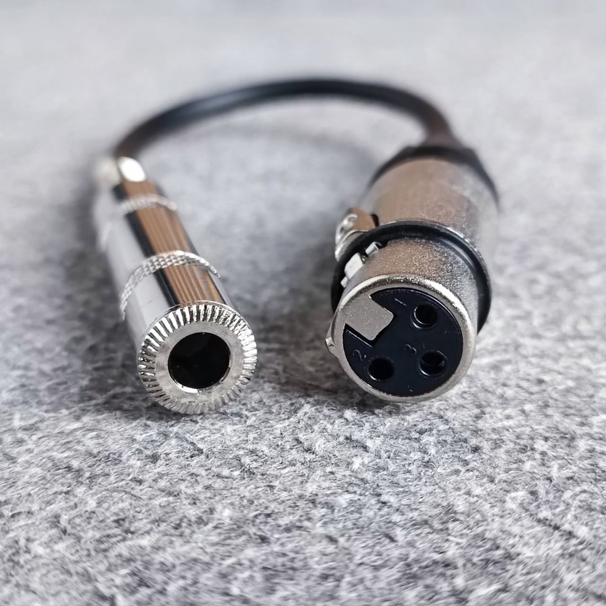 ยาว15ซม. LIDGE YM-311 สาย XLR เมีย ออก PHONE เมีย ยาว15เซน J.XLR-J.MIC สายทด สายสัญญาณ CANNON เมีย -PHONE เมีย เอไอ-ไพศาล