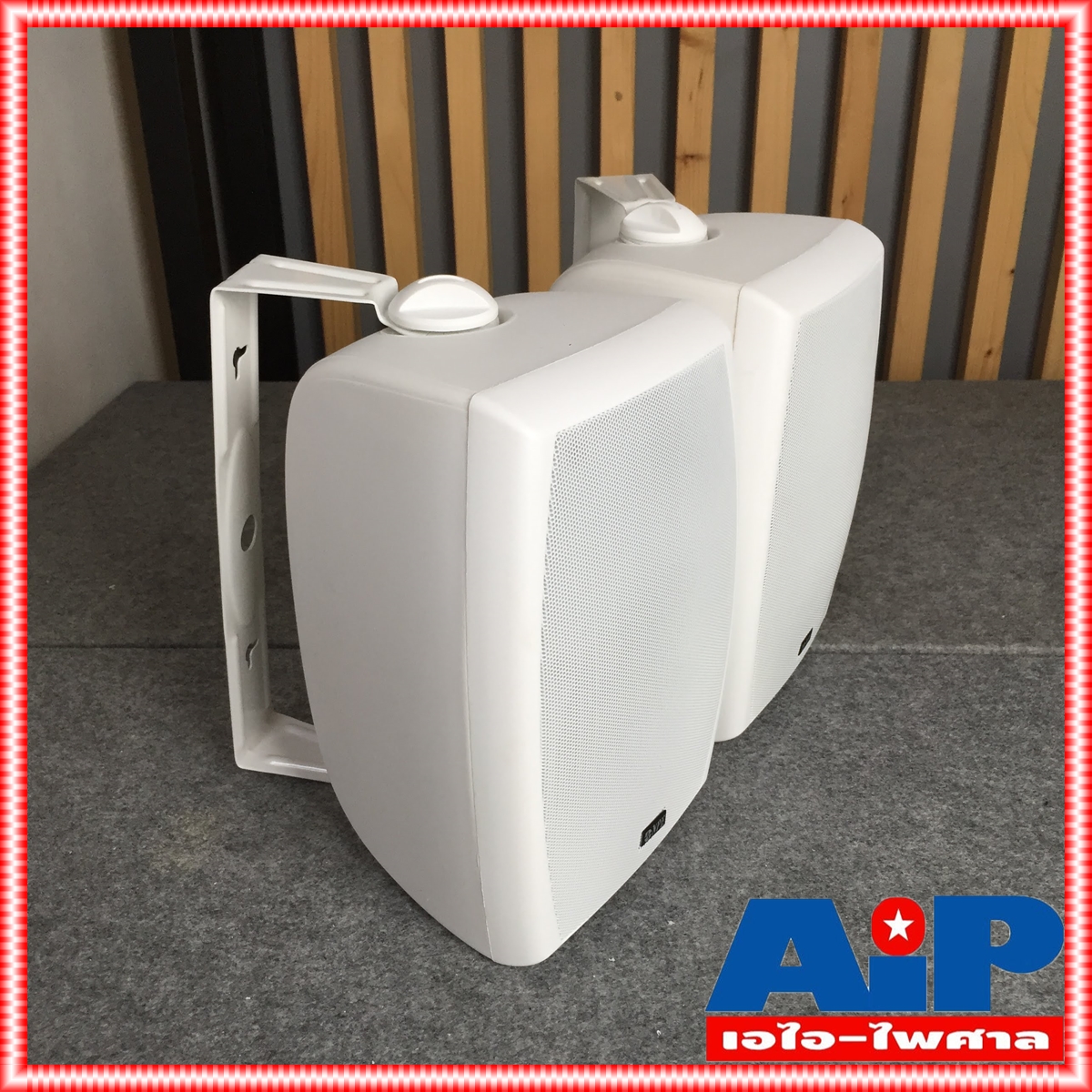 สีขาว NPE NP-602T ตู้ลำโพง มีLINE ตู้ ลำโพง แขวน ผนัง ลำโพงติดผนัง NP602T NP 602 T NP-602 เอไอ-ไพศาล