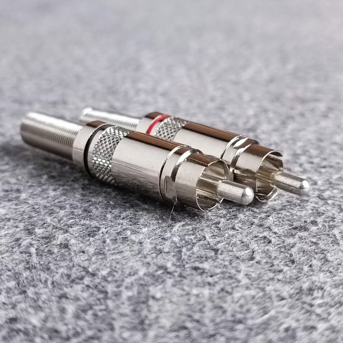 (1คู่ ดำ+แดง) RCA REAN NYS-366-0-2 แจ็คอาร์ซีเอตัวผู้ NEUTRIK ปลั๊ก RCA สำหรับเข้าสาย ต่อ สายสัญญาณ RCA เอไอ-ไพศาล