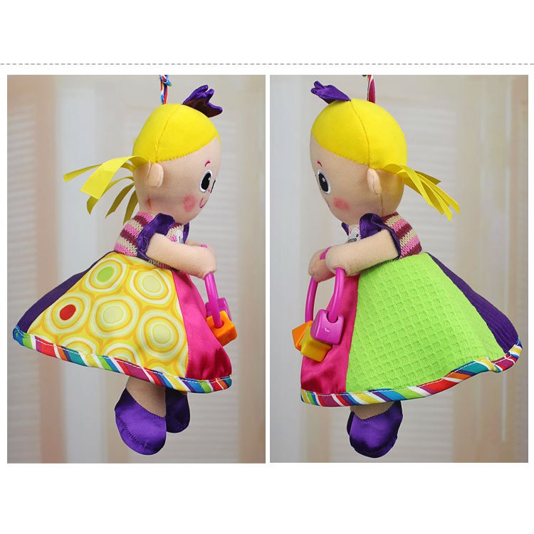 CH804 ของเล่นผ้าโมบายตุ๊กตาเด็กผู้หญิงแขวนรถเข็นหรือเปล