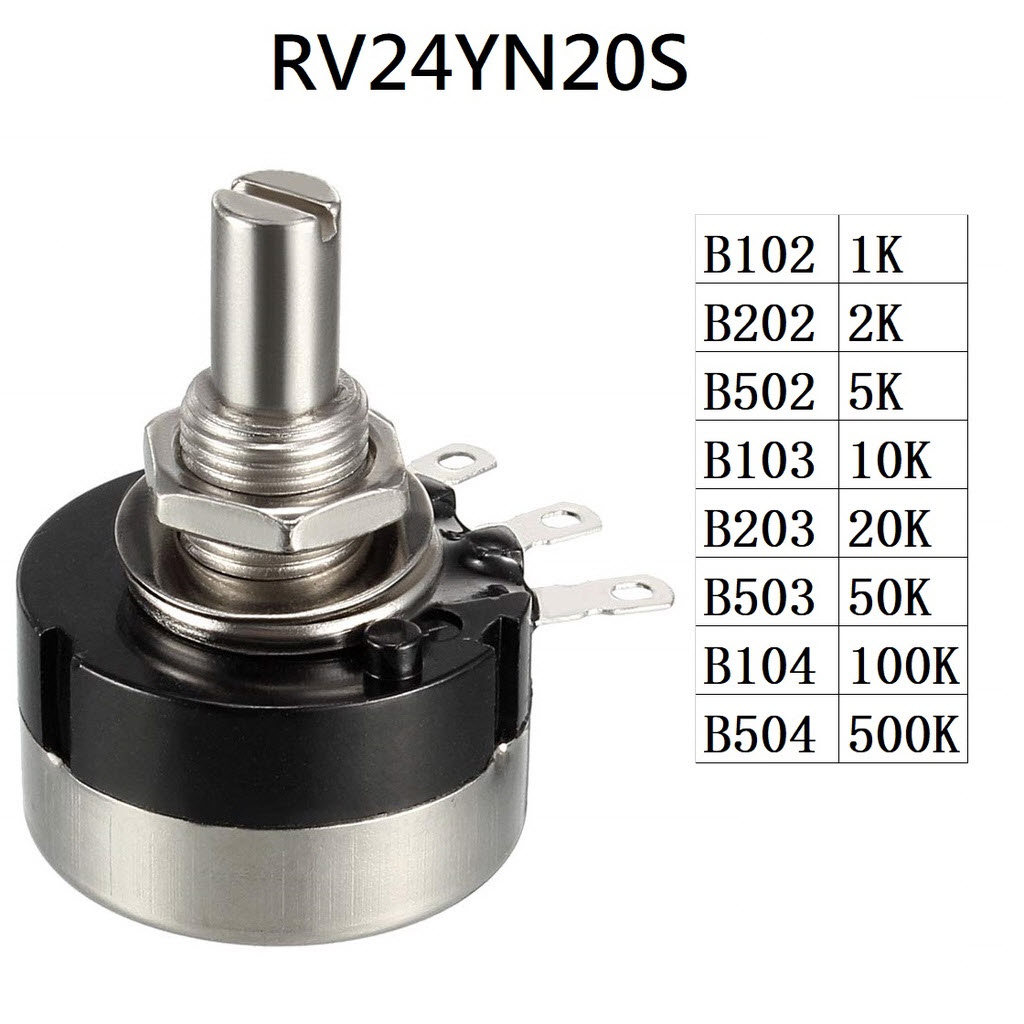 RV24YN20S adjustable resistance COSMOS TOKYO single-turn carbon film potentiometer