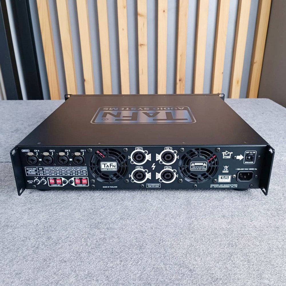 TAFN MEGA-Q10004PRO POWERAMP เพาเวอร์แอมป์ 4 แชนแนล กำลังขับ 2500 วัตต์ที่ 4 โอห์ม MEGA Q10004PRO MEGAQ10004PRO เอไอ-ไพศาล