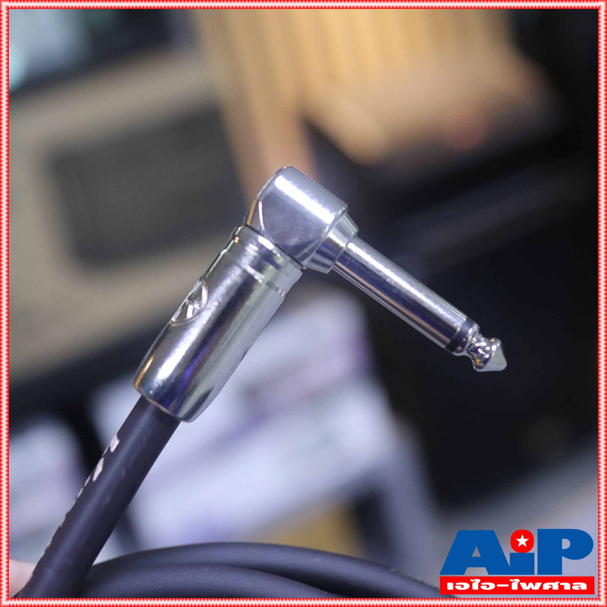 สายกีต้าร์ 6เมตร KIRLIN IPCC-202PN BK สายไมค์ หัวท้าย สายสัญญาณ สำเร็จรูป IPCC202PN IPCC 202 PN เอไอ-ไพศาล