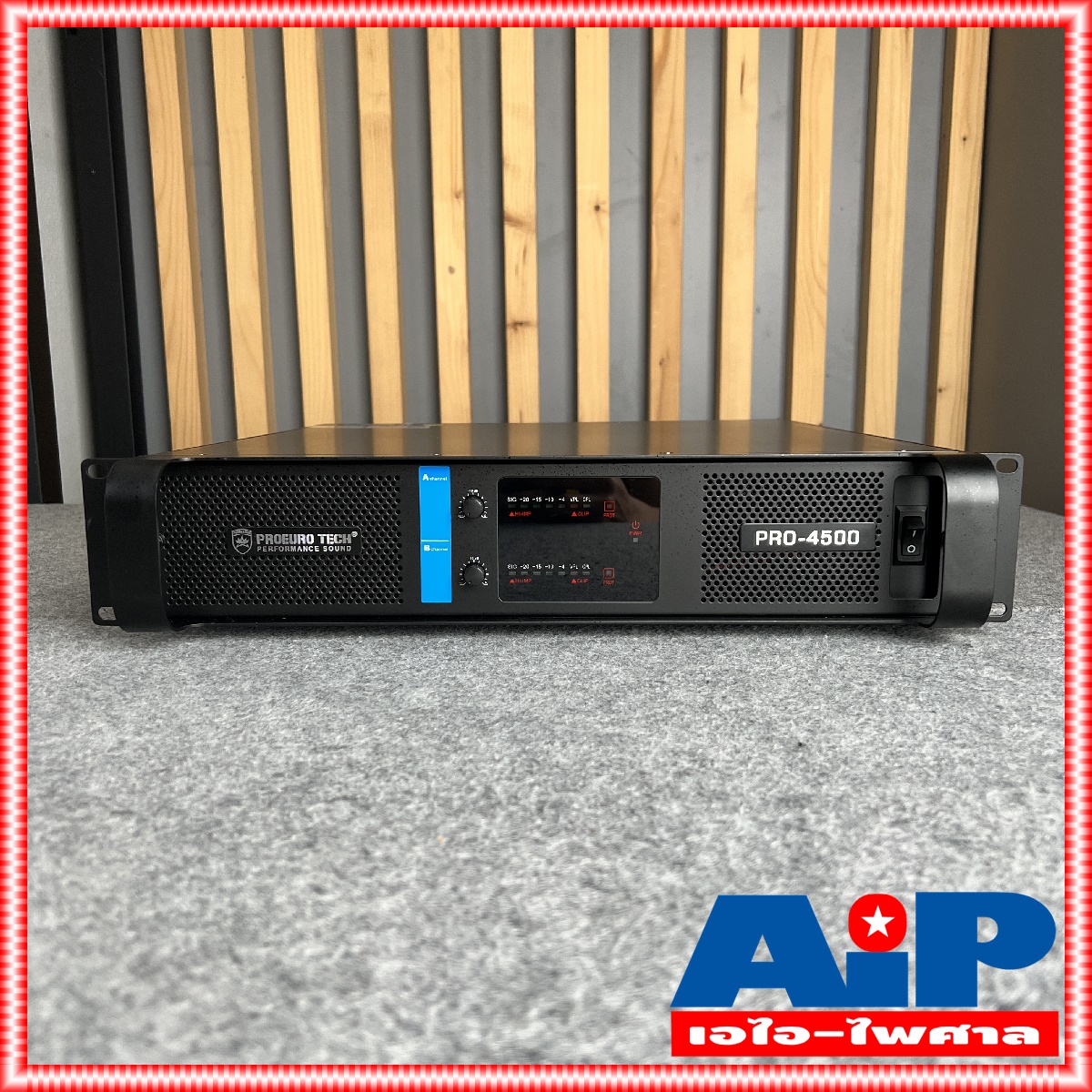 PROEUROTECH PRO4500 POWERAMP โปรยูโรเทค pro 4500 ขยาย เพาเวอร์ เครื่องขยายเสียง แอมป์ 700วัตต์x2 PRO-4500 เอไอ-ไพศาล