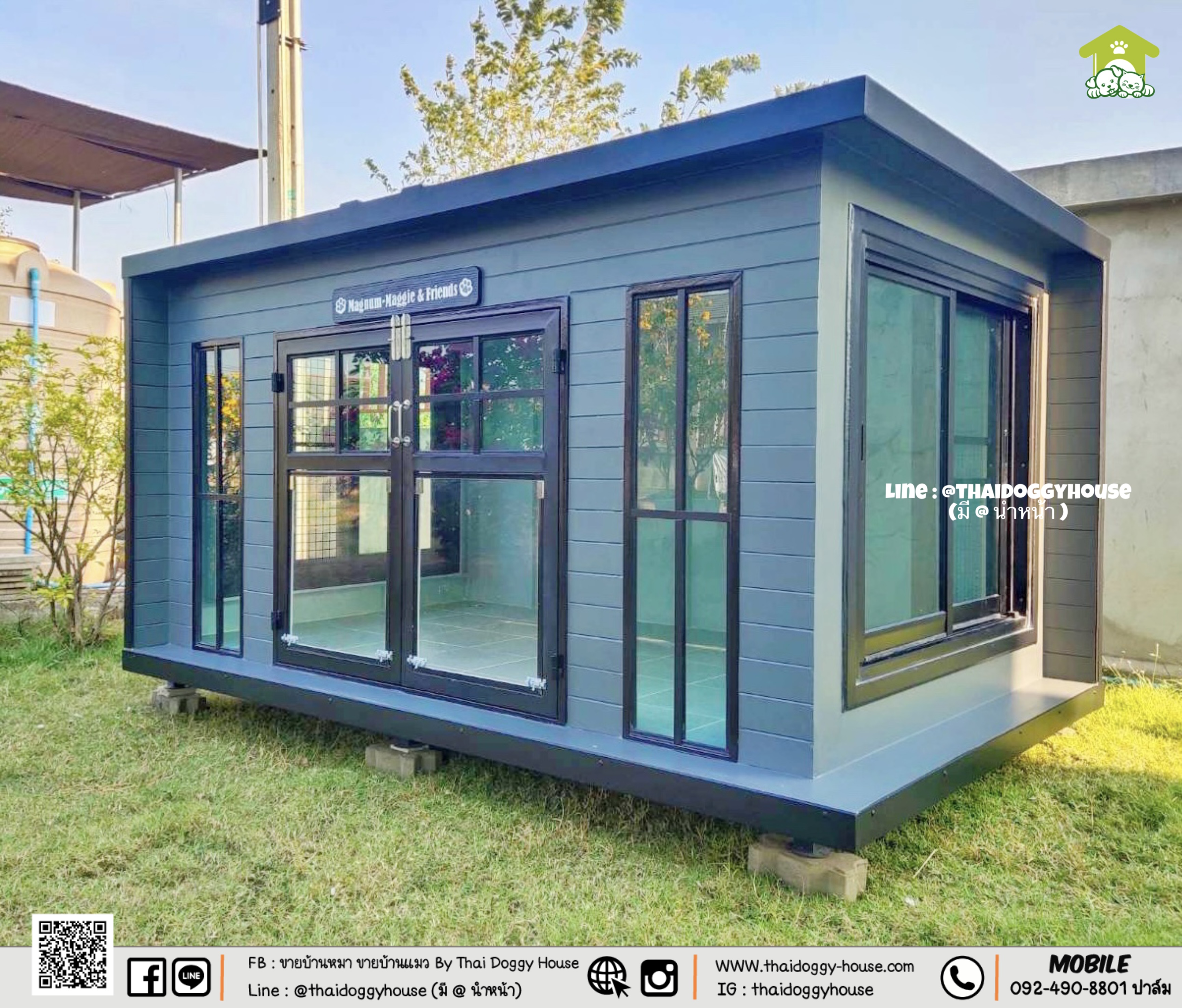 บ้านหมา บ้านแมว " 𝐁𝐎𝐗 𝐒𝐓𝐘𝐋𝐄 𝐁𝐘 𝐓𝐇𝐀𝐈 𝐃𝐎𝐆𝐆𝐘 𝐇𝐎𝐔𝐒𝐄 "