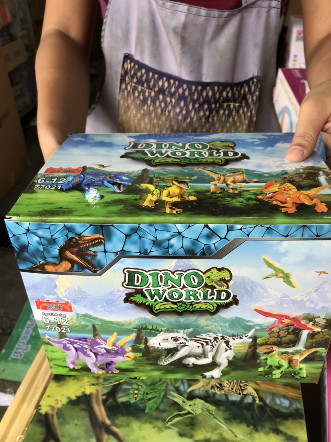 77021 ของเล่นเด็กเลโก้ตัวต่อไดโนเสาร์ ตัวต่อเลโก้ไดโนเสาร์ ปลีกกล่องละ