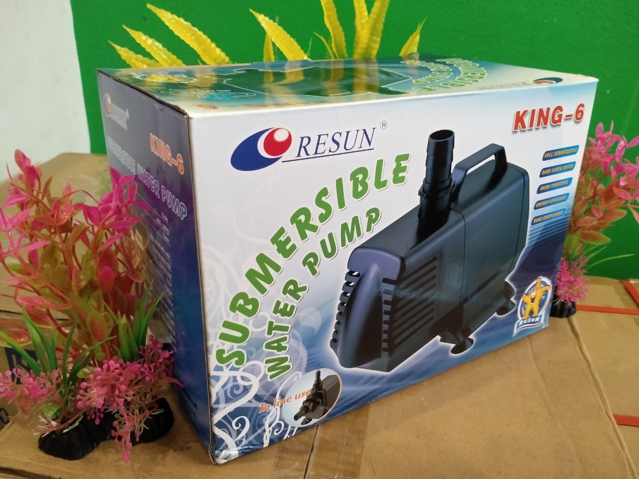 RESUN KING-6 ปั๊มน้ำ 8,500 L/H กำลังไฟ 230W.