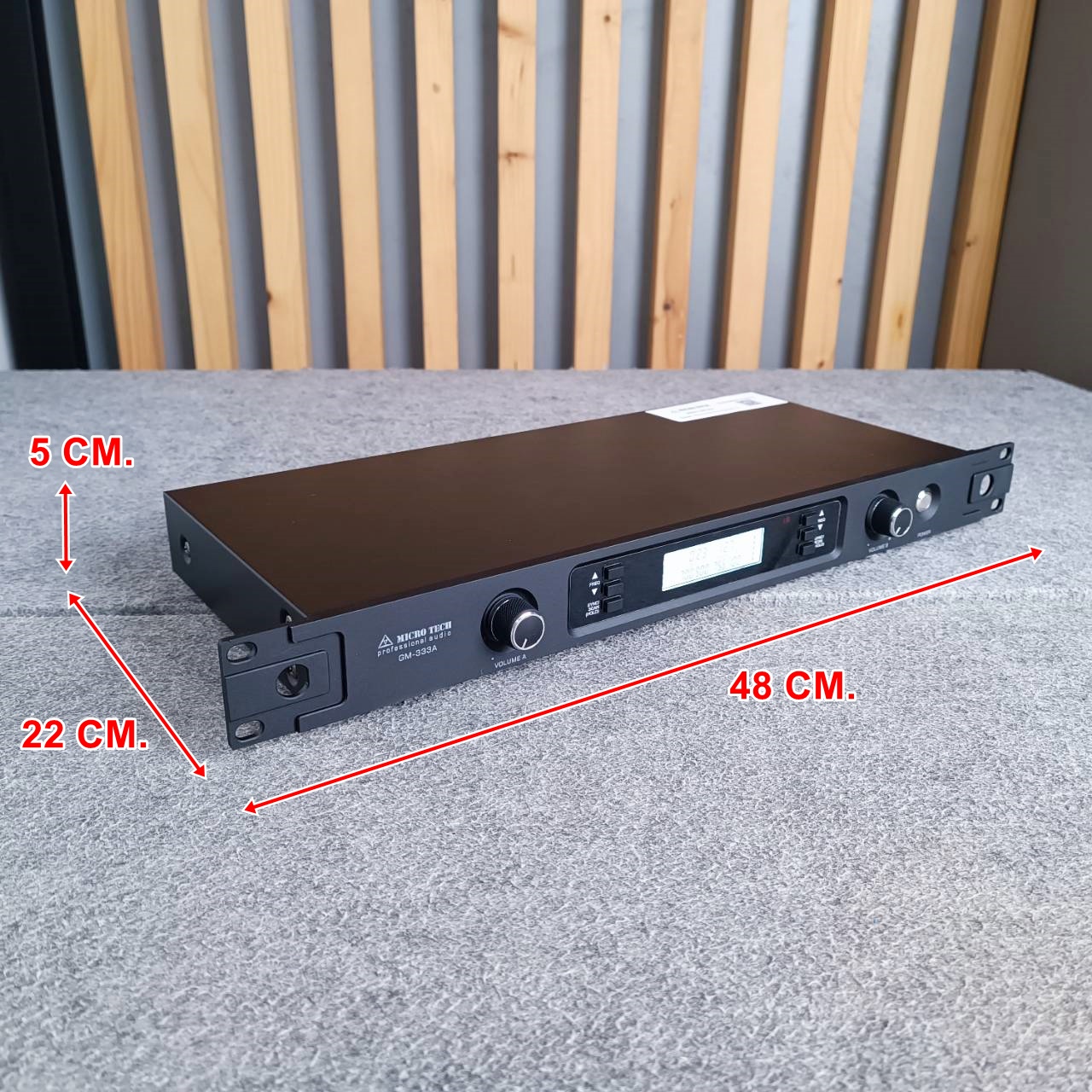 MICROTECH GM-333A ไมค์ลอยคู่ UHF ไมโครโฟนแบบ ไร้สาย ไมโคร เทค GM 333A GM333A เอไอ-ไพศาล