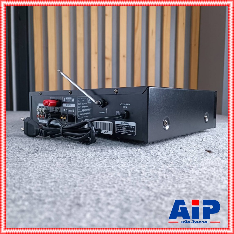 HOTROCK AV-2238G(S189D) แอมป์ AC/DC เครื่องขยายเสียง USB Bluetooth รองรับไฟฟ้า 2 ระบบ AC / DC AV 2238G(S 189D) AV2238G(S-189D) เอไอ-ไพศาล