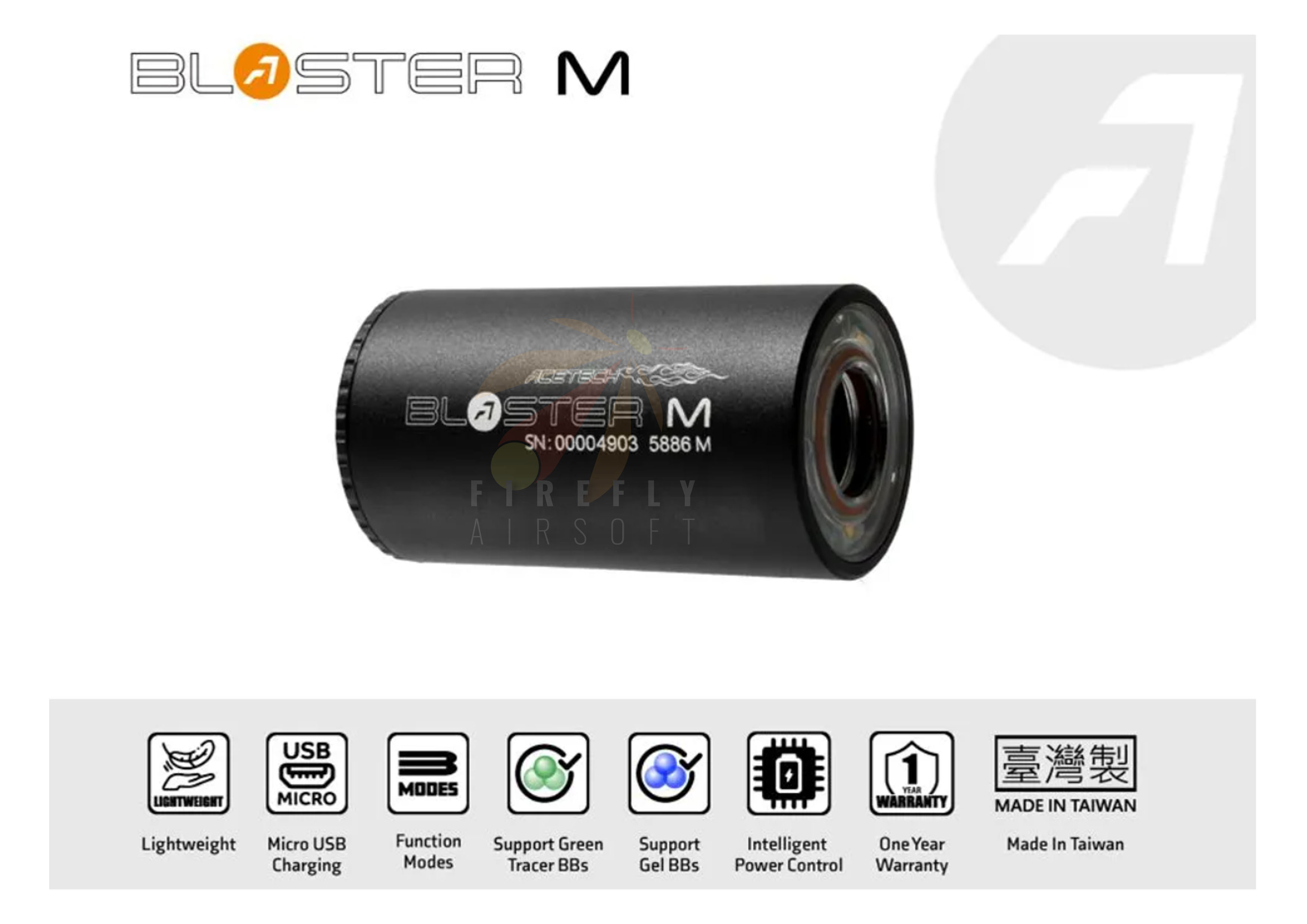 ACETECH Blaster Module Tracer unit IP64 suppressors