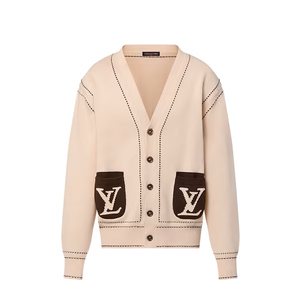 **do** เสื้อคลุมกันหนาว LV Signature Light Cardigan ใส่ได้ ชาย หญิง สินค้าใหม่ ของแท้
