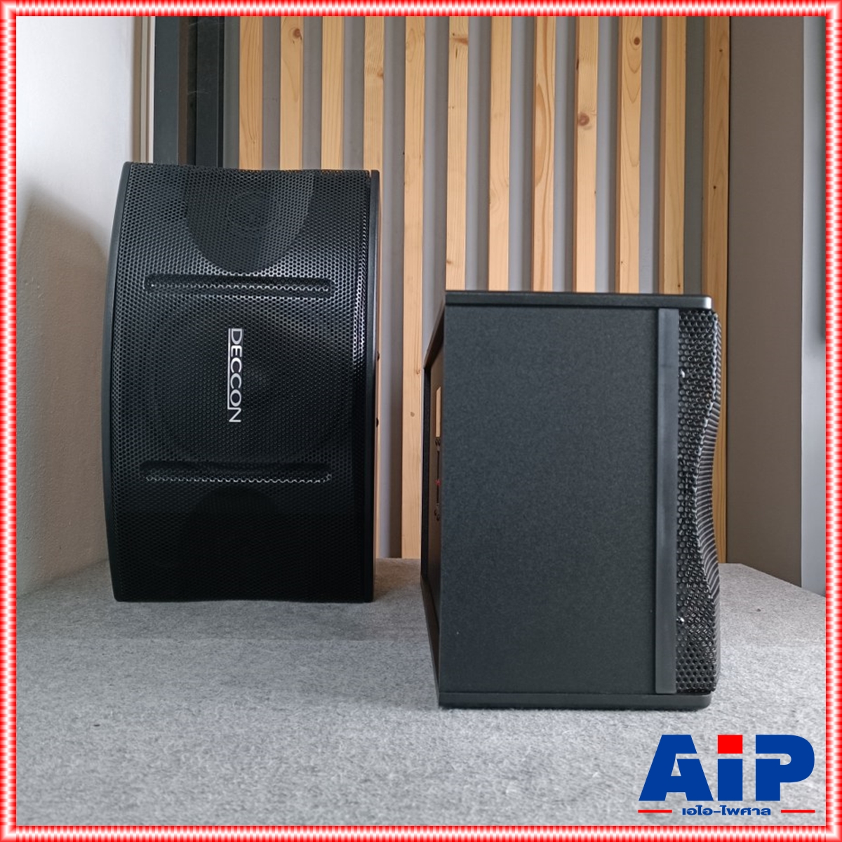 1คู่ DECCON KTV-12 ตู้ลำโพงคาราโอเกะ 12นิ้ว เดคคอน KTV 12 ตู้ลำโพงคาราโอเกะ KTV12 DEC CON ตู้ลำโพง ลำโพง คาราโอเกะ ดอกลำโพง 12นิ้ว เอไอ-ไพศาล