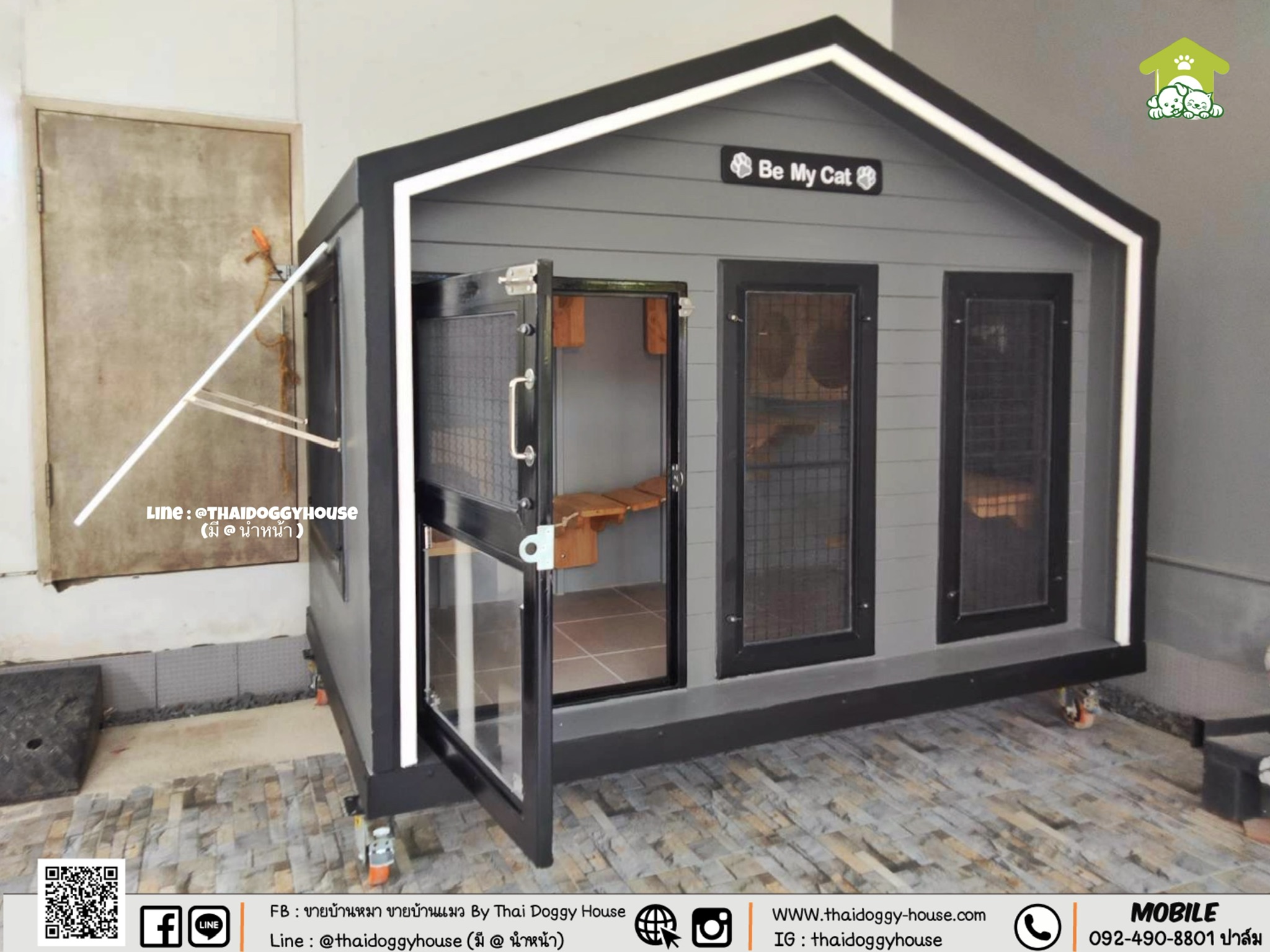 บ้านหมา บ้านแมว "𝐍𝐎𝐑𝐃𝐈𝐂 𝐒𝐓𝐘𝐋𝐄 𝐁𝐘 𝐓𝐇𝐀𝐈 𝐃𝐎𝐆𝐆𝐘 𝐇𝐎𝐔&#x