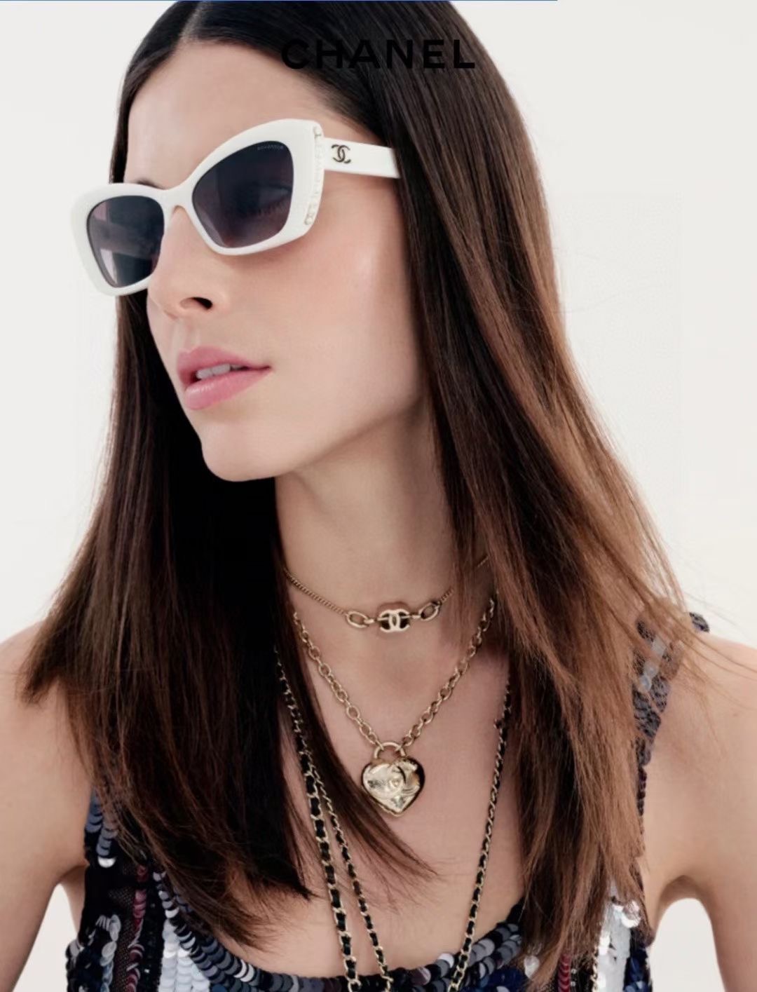 **do** แว่นตากันแดด Chanel ทรงแคทอาย มี 2 สี ใส่ได้ ชาย หญิง สินค้าใหม่ ของแท้