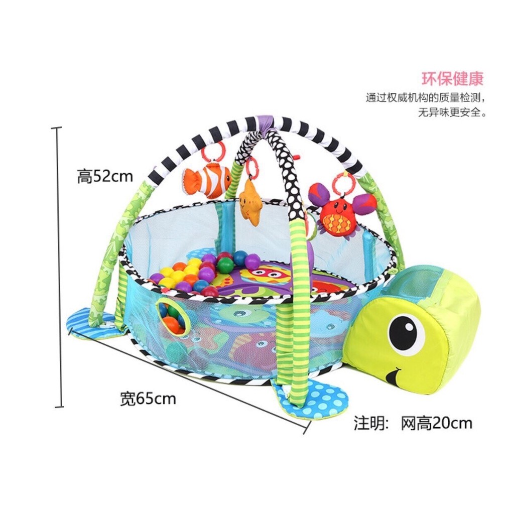 63530-0CG000821 ของเล่นเด็กโมบายเพลยิมเต่าพร้อมบอล กล่องใหญ่