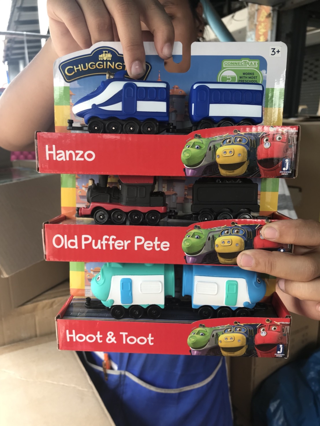 CT038500 ของเล่นรถไฟชัคคินตัน ลิขสิทธิ์ถูกต้อง ขบวนละ. (ของหมด)
