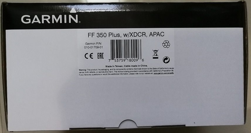 เครื่องหาปลา Garmin FF 350 Plus / FF350 Plus เมนูไทย แถมฟรี หมวก