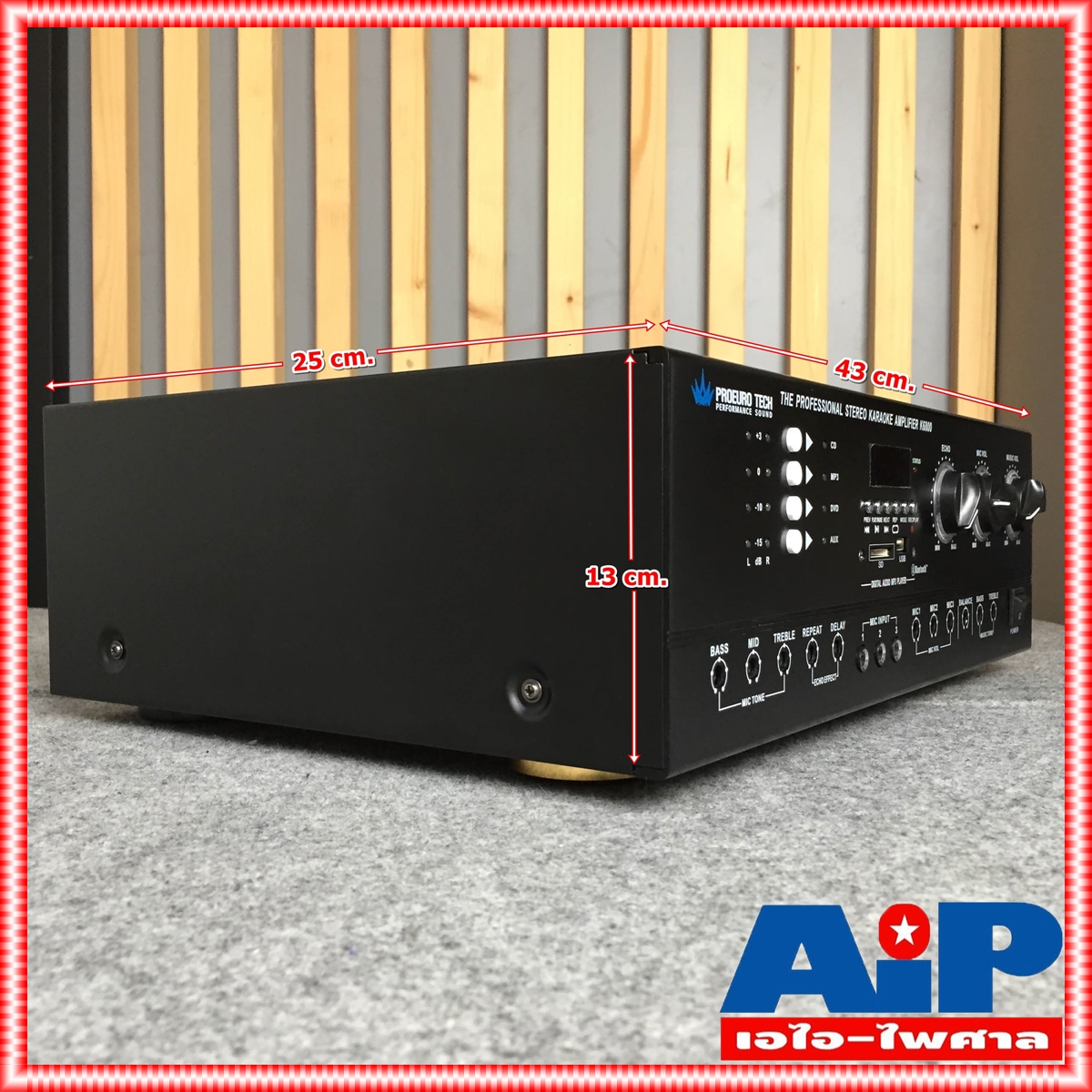PROEUROTECH K-6800 แอมป์คาราโอเกะ แอมป์ PRO EUROTECH K 6800 K6800 เครื่องเสียง เครื่องขยายเสียง AMP โปรยูโรเทค เอไอ-ไพศาล