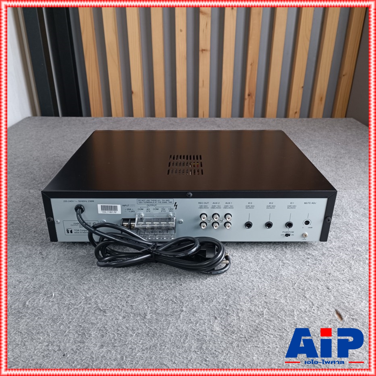 TOA A-2240H AMPLIFIER เครื่องขยายเสียง A 2240H A2240H AMP amp แอมป์ แอมป์TOA เครื่องเสียง เอไอ-ไพศาล