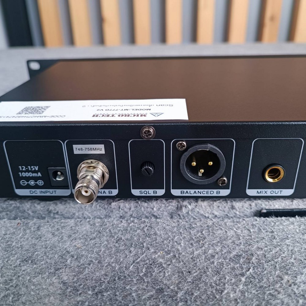 MICROTECH MT-777D V2 ไมค์ลอยมือถือคู่UHF ไมโครโฟนแบบไร้สายใช้ย่านความถี่ UHF มีDSP ในตัว MT 777 D II MT777D V2 เอไอ-ไพศาล