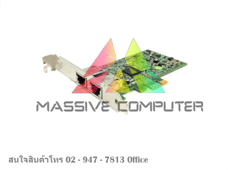 Massive Computer (ขาย จำหน่าย) Network Card Server Dell Part #DEL-SnS540-11076 kit - Intel Ethernet I350 Quad Port 1Gb Server Adapter