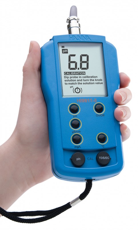 HI9811-5 Multiparameter pH/EC/TDS/°C – EC to 6.000 mS/cm