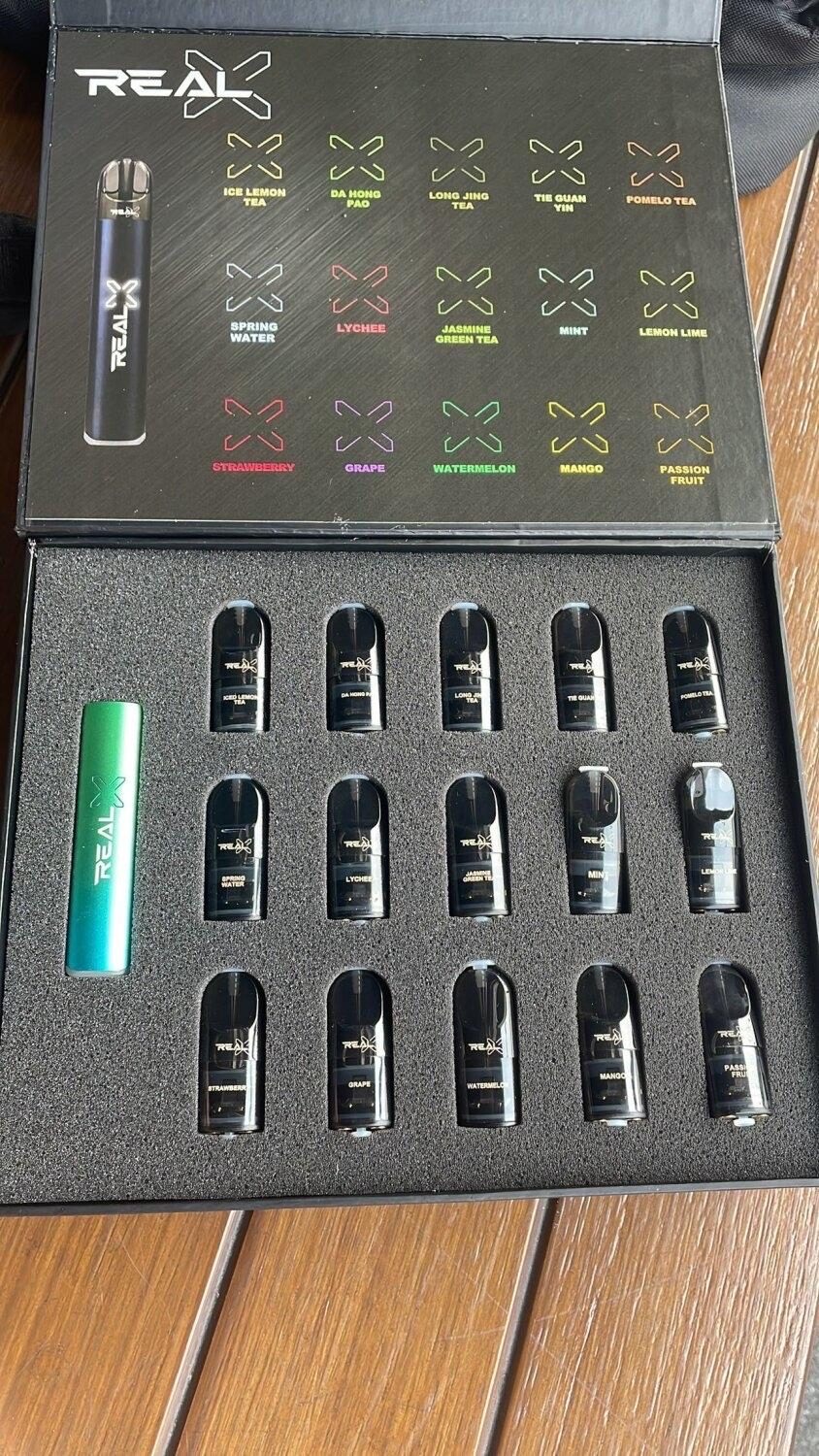 📌โปรโมชั่น Real X Pod Infinity Device Boxset 400mAh เครื่องพร้อมหัวน้ำยา 15