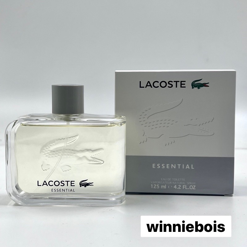 แพคเกจใหม่ น้ำหอมแท้100% LACOSTE ESSENTIAL EAU DE TOILETTE สำหรับคุณผู้ชาย ขนาด 125 มล.