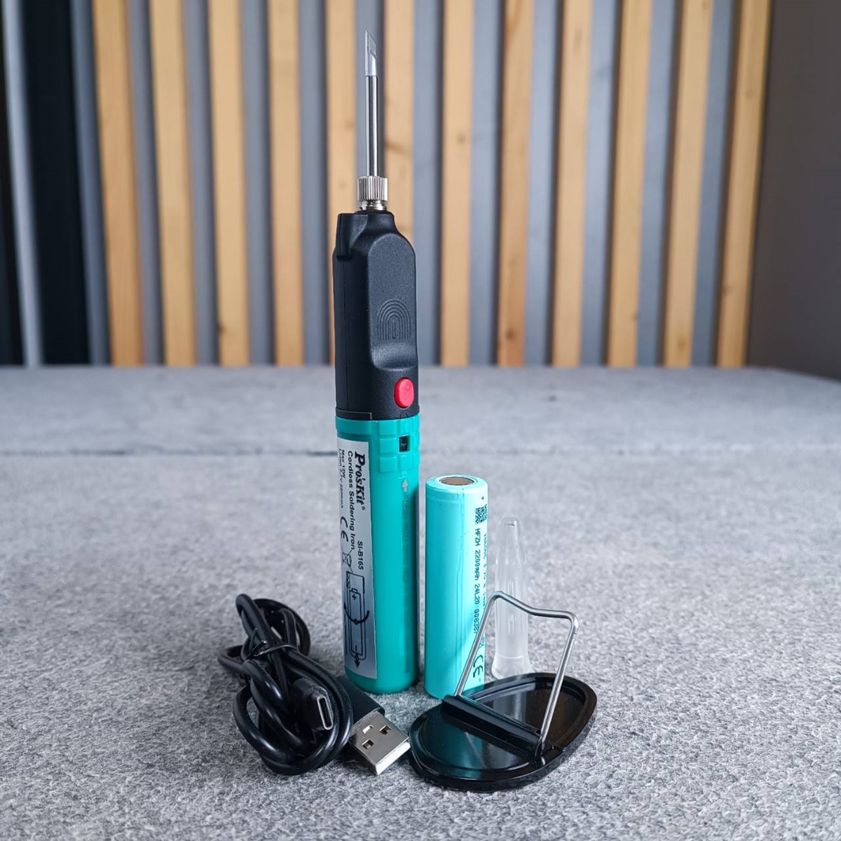 PRO'SKIT SI-B165 ชุดหัวแร้งไร้สาย 5V/1A USB Type-C หัวแร้งบัดกรี แบบชาร์จไฟได้ SIB165 หัวแร้ง เอไอ-ไพศาล